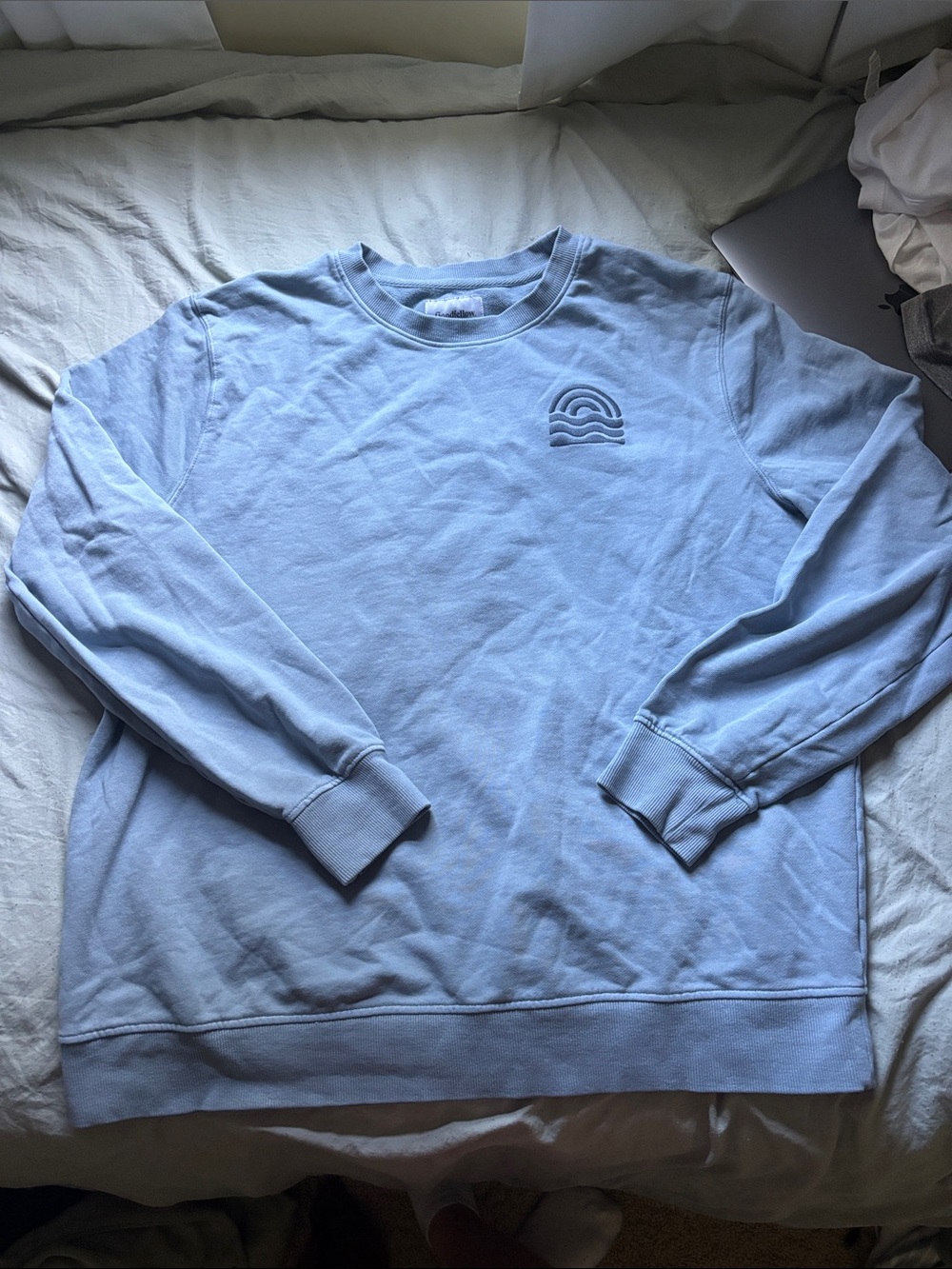 Goodfellow & Co Light Blue Crewneck Sweatshirt